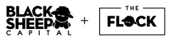 Logo for Signature SMALL Bsc The Flock Logo Black Low Res